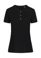 Dames T-shirt Sharon Henley Stedman ST9530 Black Opal